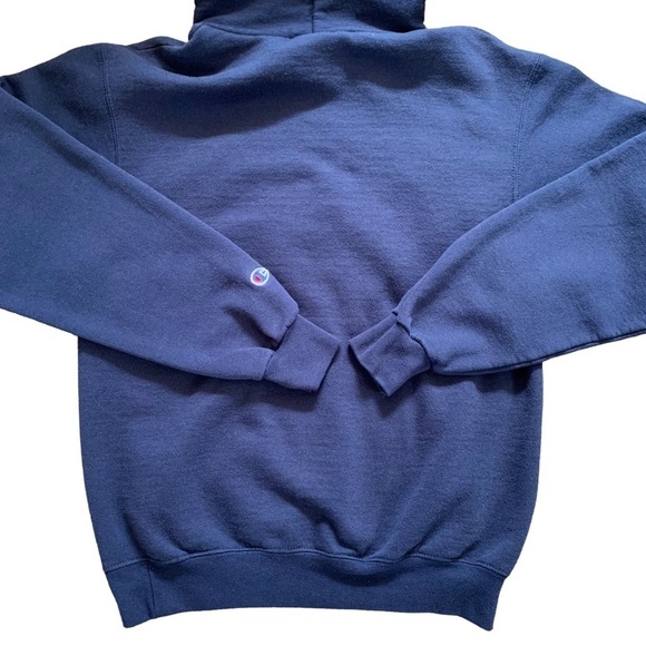 Vintage Yale University Champion Reverse Weave Navy Hoodie Sweatshirt Size Sm. - Picture 14 of 14